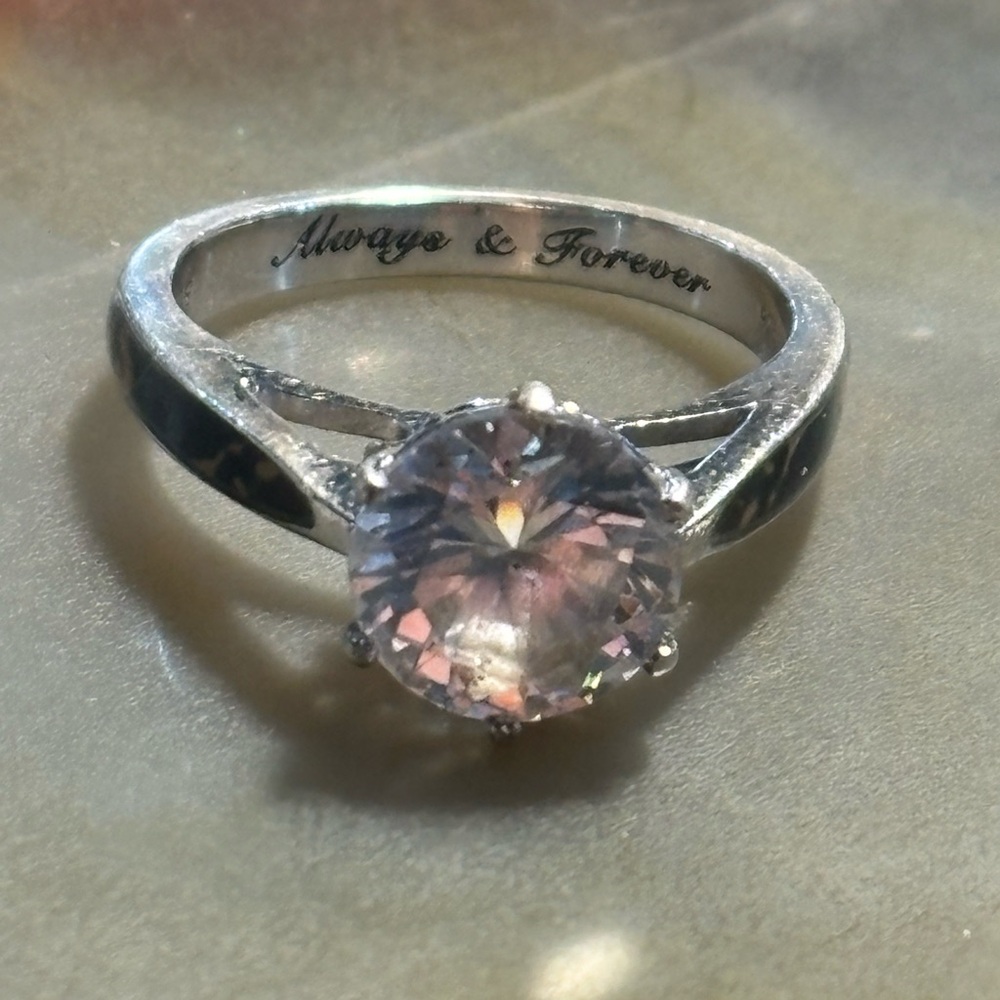 The Bradford Exchange Solitaire Always & Forever Ring